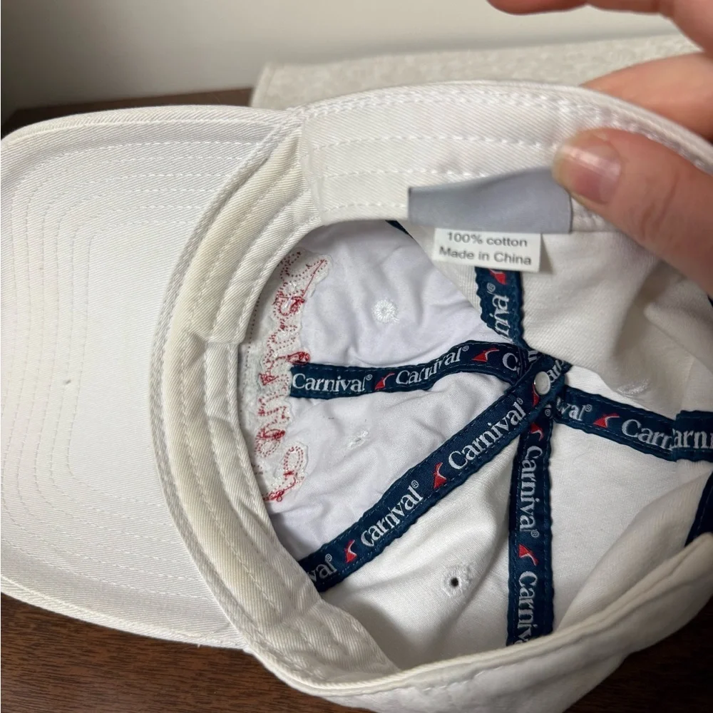 Set of 2 Carnival Cruise Line Baseball Hats Caps Behind The Fun Tour Unisex